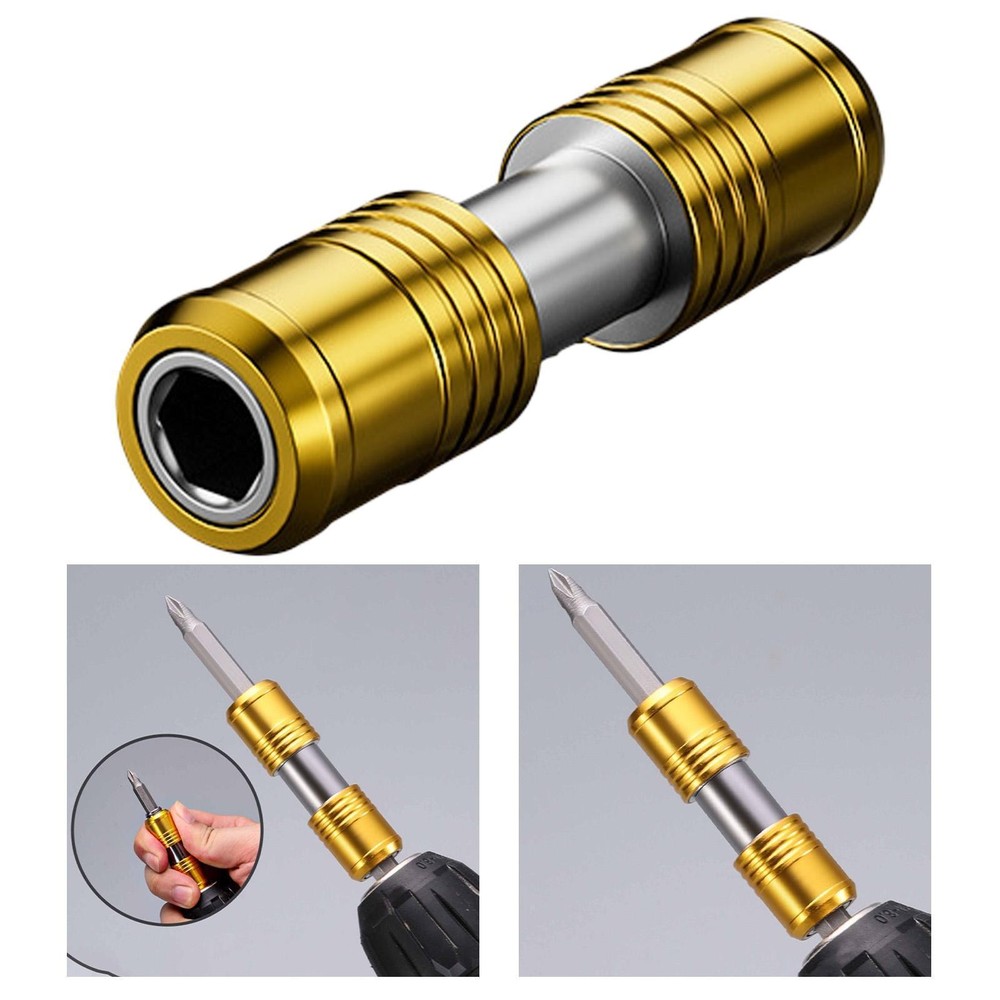 Double Ended Bit Holder Double Head Drill Bit Holder Professional Easy to Use