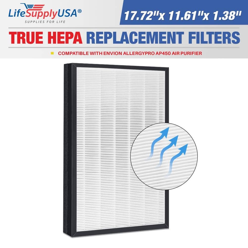 True HEPA Filter Replacement for Envion AllergyPro AP450 Air Purifier