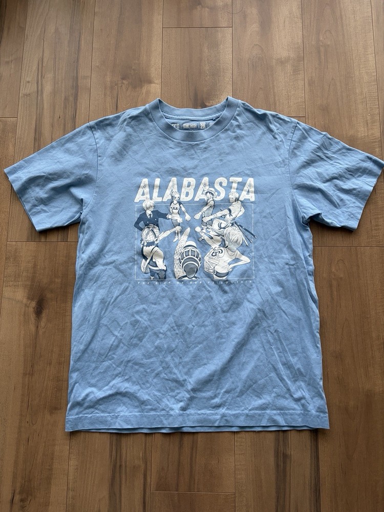 ONE PIECE Uniqlo UT graphic T-shirt regular crew neck ALABASTA Adult S size New