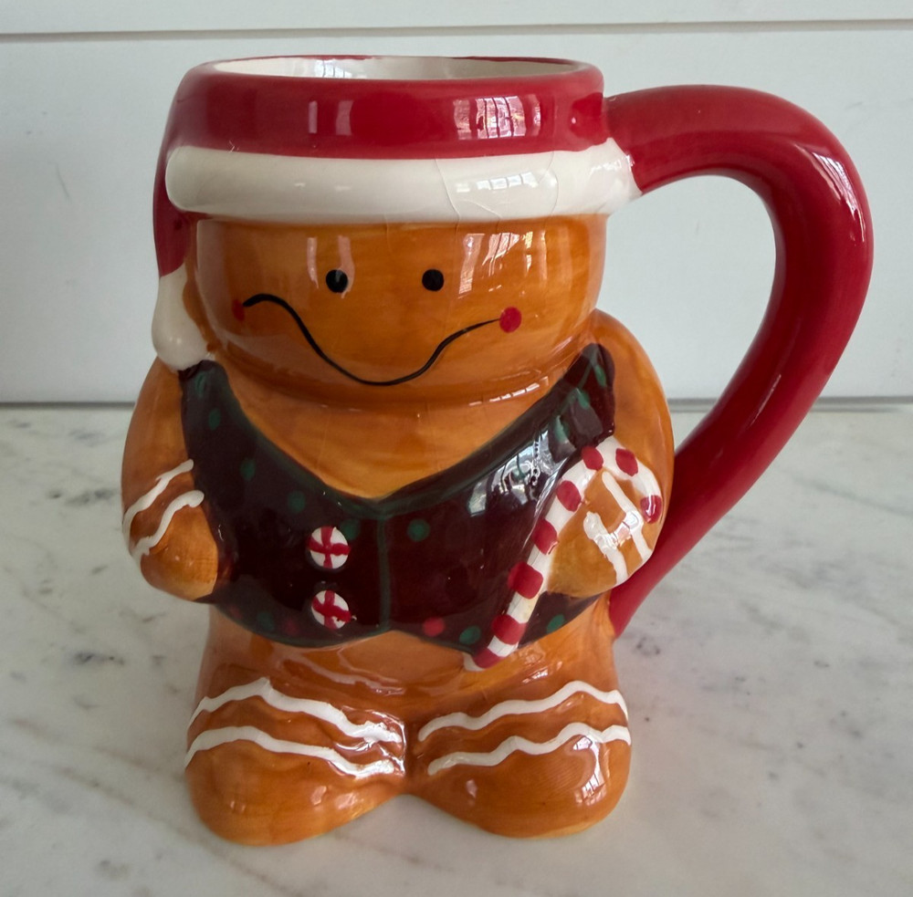 Sleigh Bell Bistro Gingerbread Man Mug