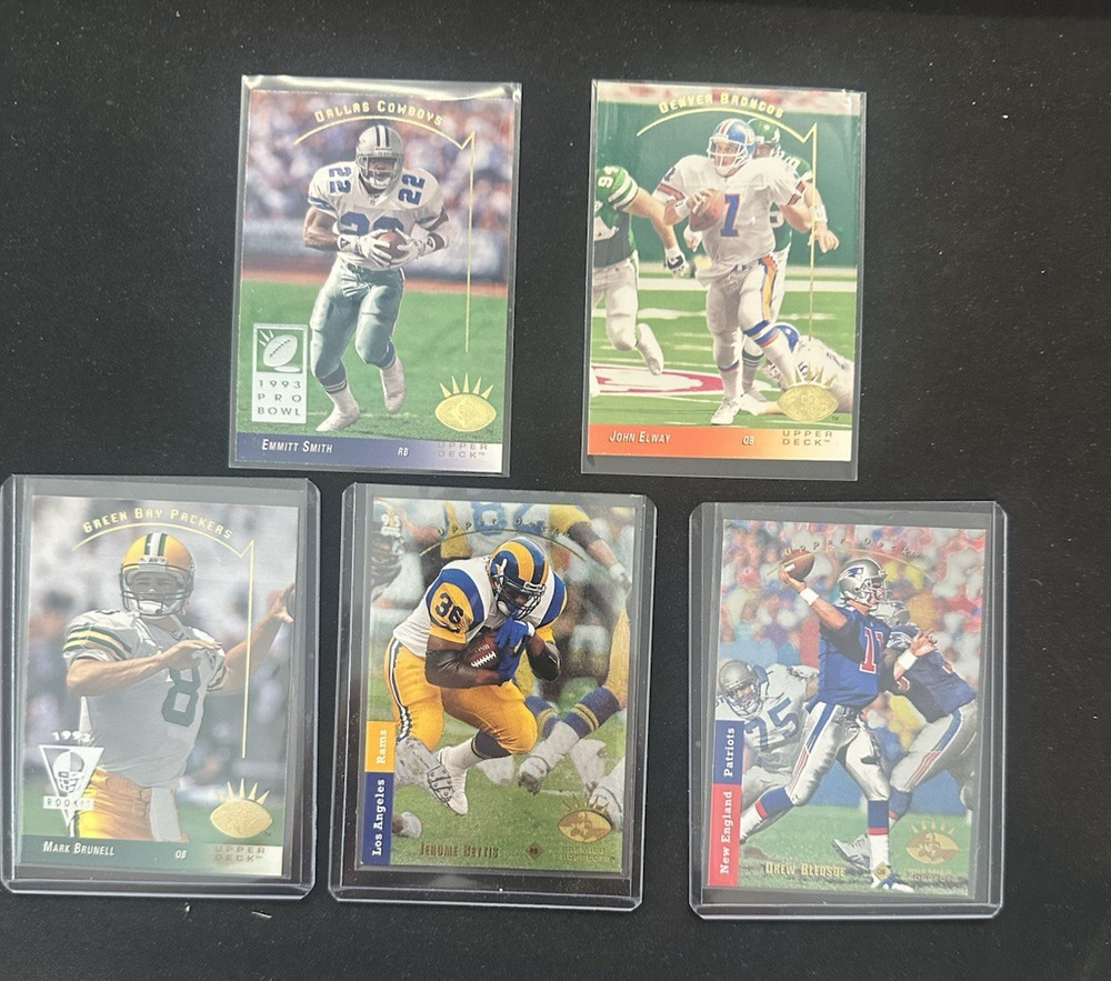 1993 Upper Deck SP Football Complete Set of 270 Cards, Bledsoe & Bettis Rookies