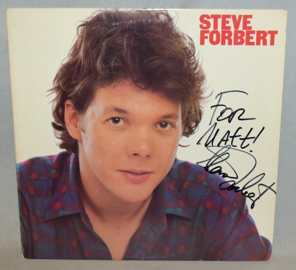 1982 -STEVE FORBERT- Signed/Autograph/Auto Vinyl LP Record Album - Self-Titled