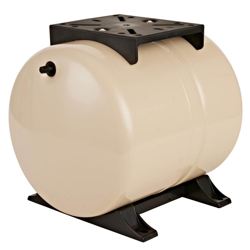 RL6AH - 6-Gallon Horizontal Pre-Charged Pressure Tank with Pump Mounting Brac...