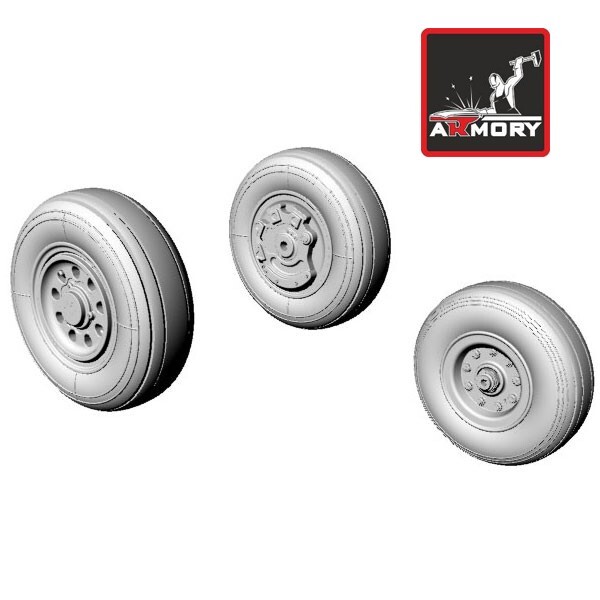 Armory Models AR AW72306 Scale 1/72 F-35B LightningII wheels for scale model kit