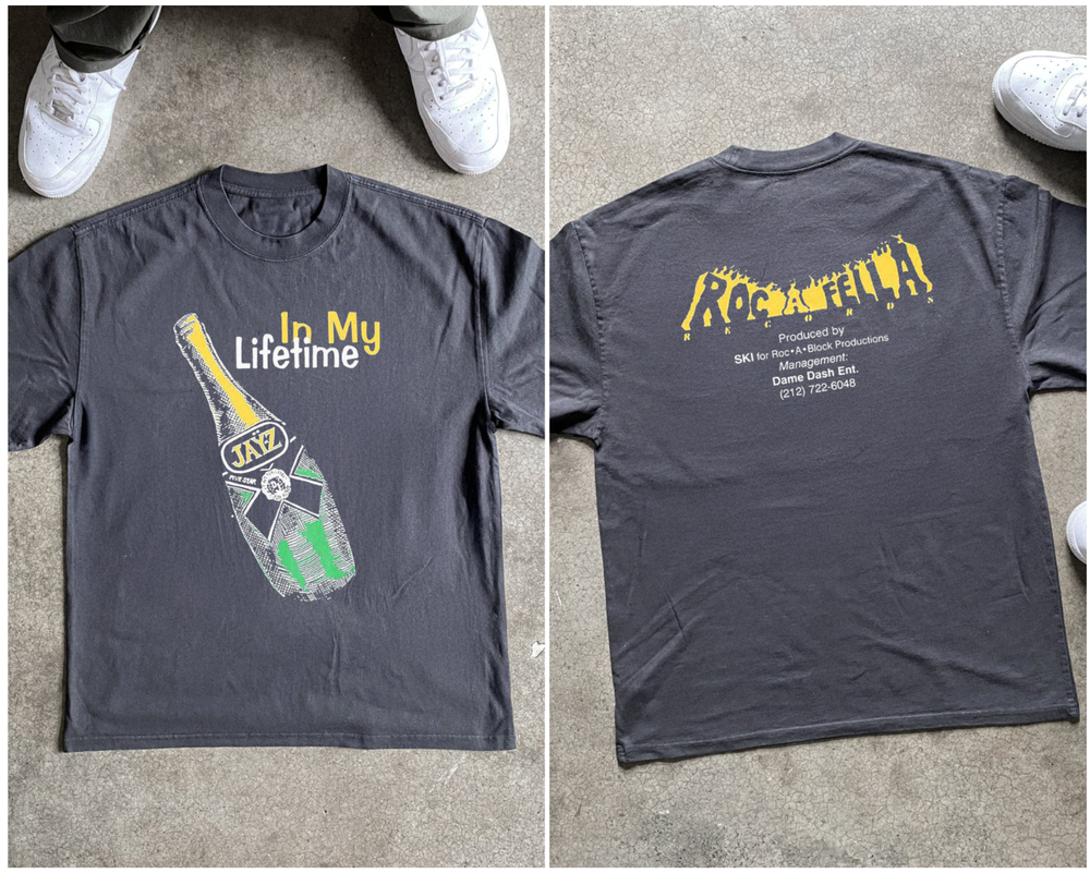 Jay Z In My Lifetime T-Shirt Vintage Rap Hip Hop Graphic Tee S-5XL