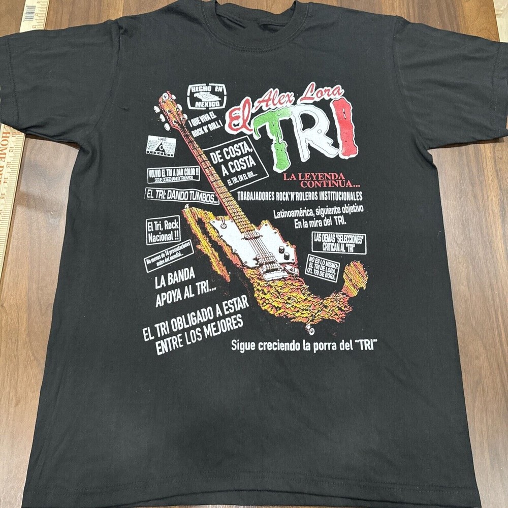 El Tri Band Cotton Full Size Unisex S-5XL Black T-Shirt BL429