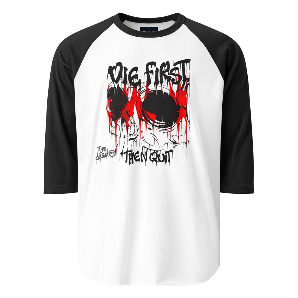 3/4 sleeve raglan shirt