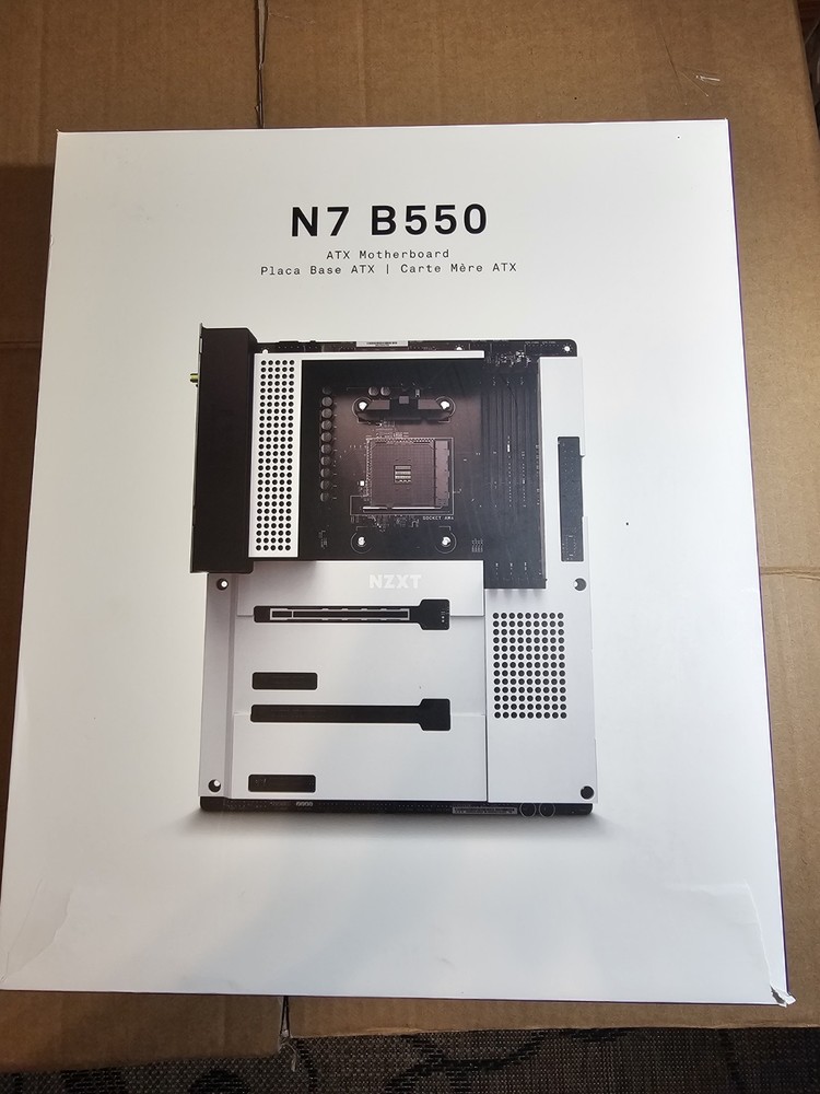 Read Description NZXT N7 B550 AM4 ATX Motherboard