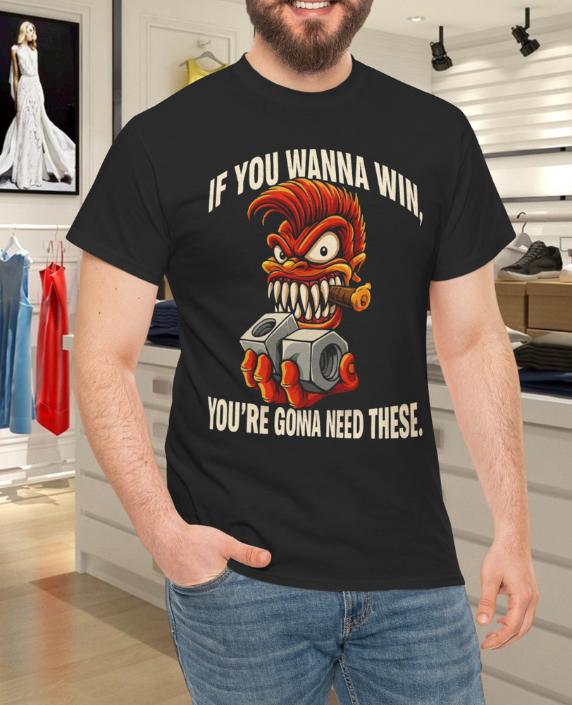 Piranaz Racing T-Shirt Men NHRA Full Throttle Drag Car Motorsports Graphic