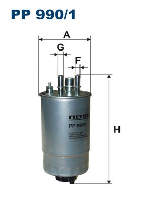 PP 990/1 FILTRON fuel filter for Opel, Vauxhall