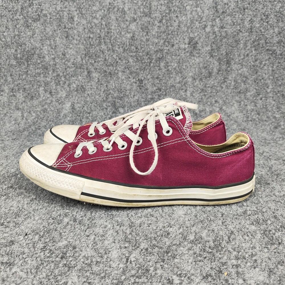 Converse Chuck Taylor All Star Shoes Mens Size 10 Red Low Top Sneakers 146958F