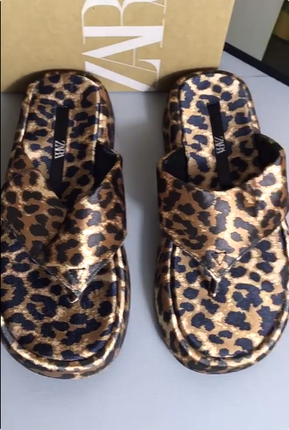 2025 Summer, Leopard Print Flip-flops, Flat Sandals, Slippers
