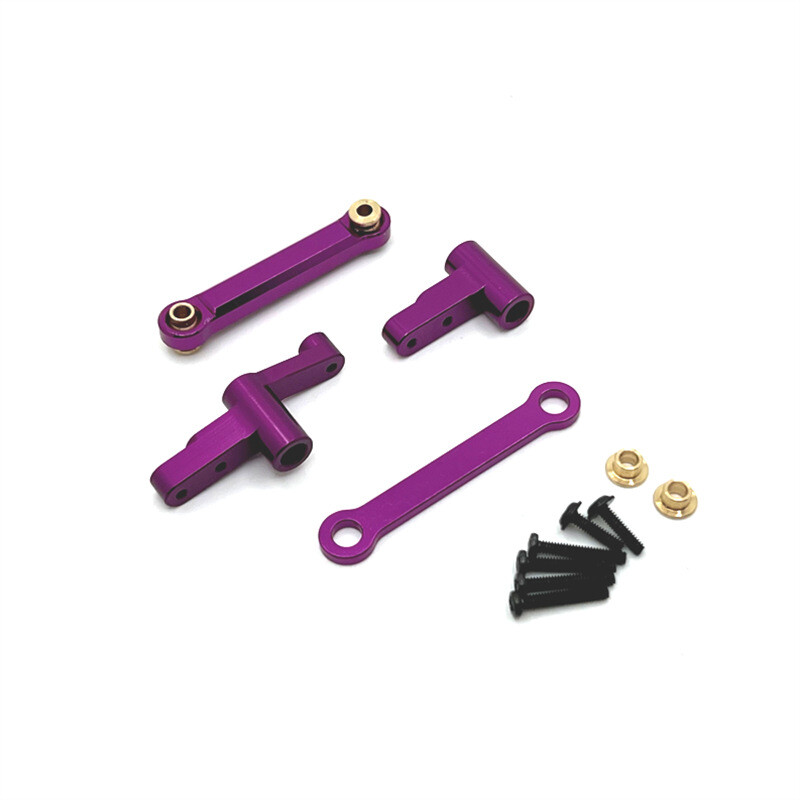 For MJX 1/14 14209 14210 Metal Upgrade Retrofit Steering Component RC Car Parts