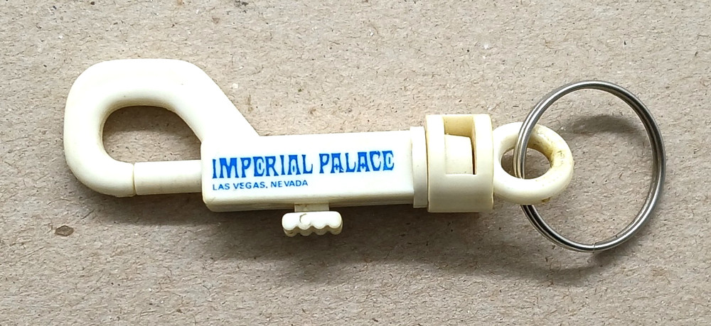Vintage Imperial Palace Casino Hotel Las Vegas Nevada Keyring Keychain