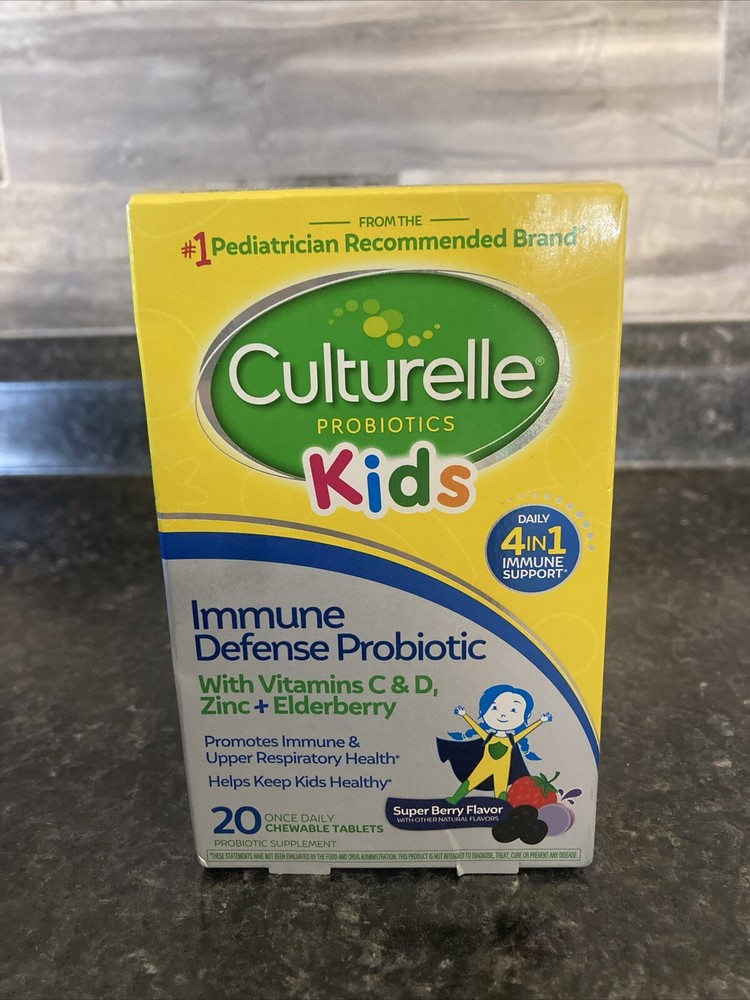 NEW Culturelle Kids Probiotics Immune Defense Probiotic Chewable SEALED 2025