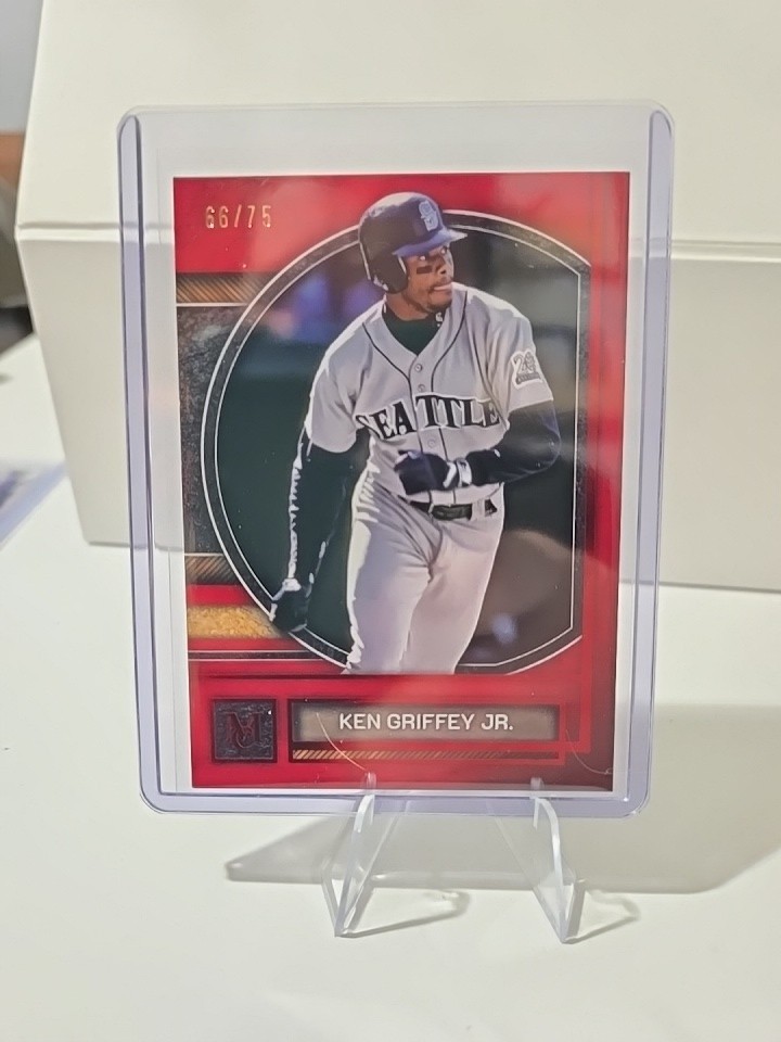 66/75 Ken Griffey Jr 2025 Topps Museum Collection #94 Red Mariners