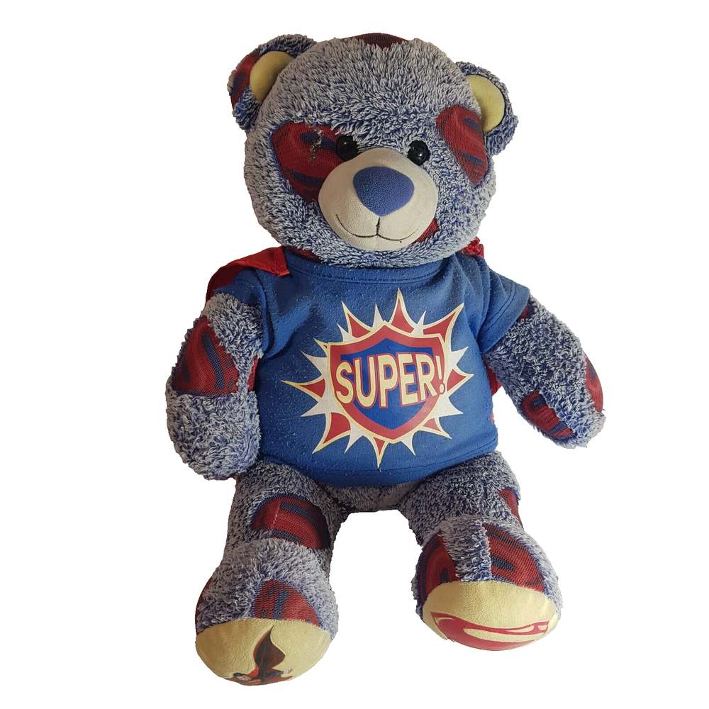 Build A Bear Superman Man of Steel 44cm Plush DC Comics Superhero