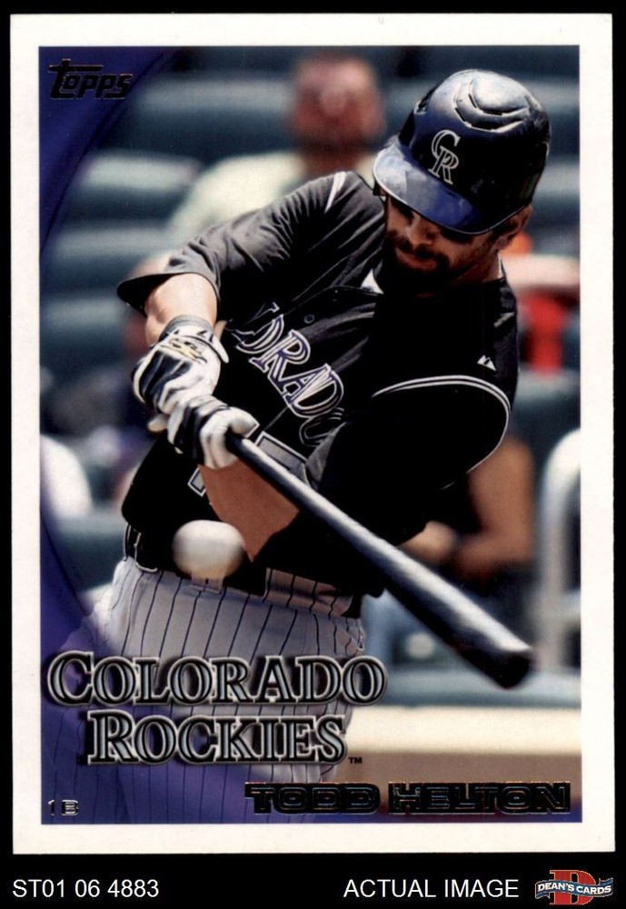 2010 Topps #509 Todd Helton Rockies HOF 8 - NM/MT