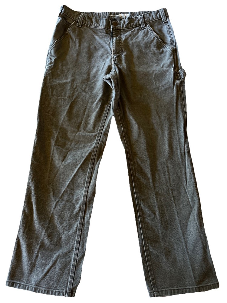 Carhartt Men’s Pants 35x30 Rugged Flex Relaxed Fit Duck Canvas Utility Work Pant