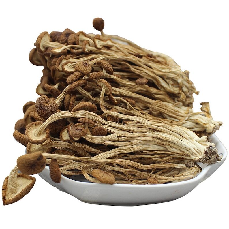 250g Premium Dried Tea Tree Mushroom Cha Shu Gu Organic Food Grade Fungus for Cooking and Tea Crafting