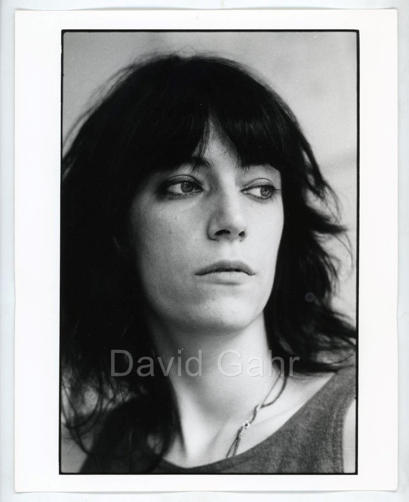 '72 Patti Smith @ her Studio Manhattan NYC Punk Rock Original Gahr Photo A785