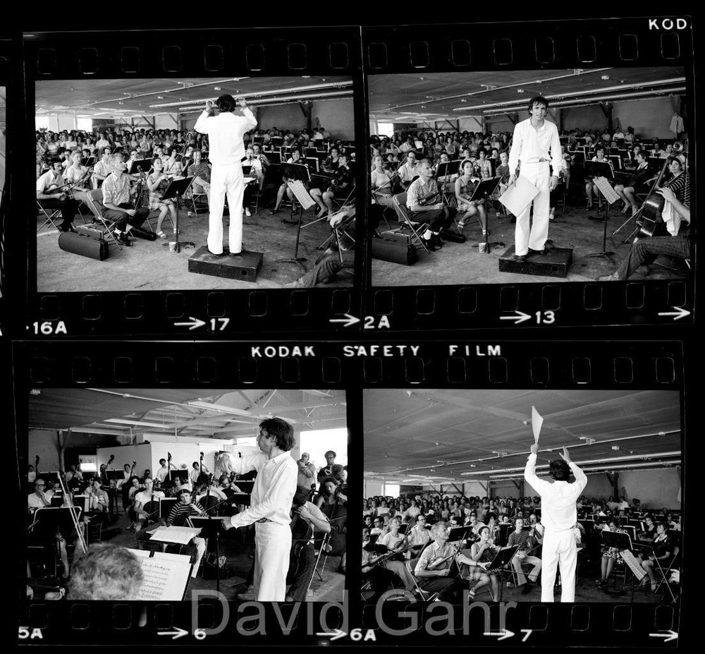 '74 Michael Tilson Thomas San Francisco Symphony Conductor 4 Negative Lot A301