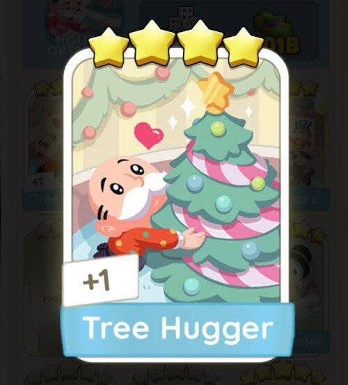 Tree Hugger - Monopoly Go - Sticker - 4Star⭐️