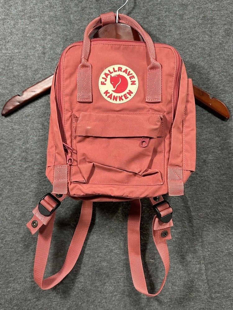Fjallraven Kanken Mini Backpack In Peach Pink, perfect for Outdoor
