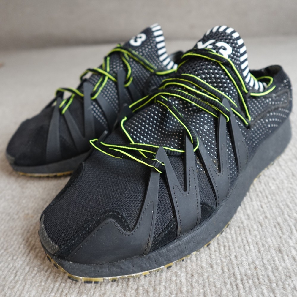 Adidas Y-3 Mens Sneakers 11 Black Raito Racer