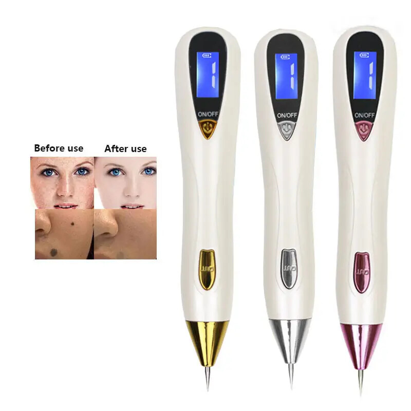 Laser Plasma Skin Tag Freckle Remove Pen Dark Spots Tattoo Removal Beauty Device