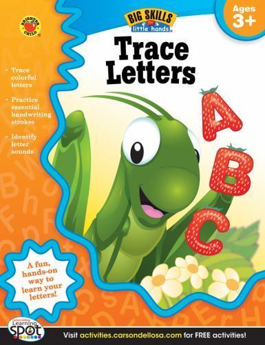 Carson Dellosa Trace Letters Handwriting Workbook for Kids Ages 3+, Preschool &