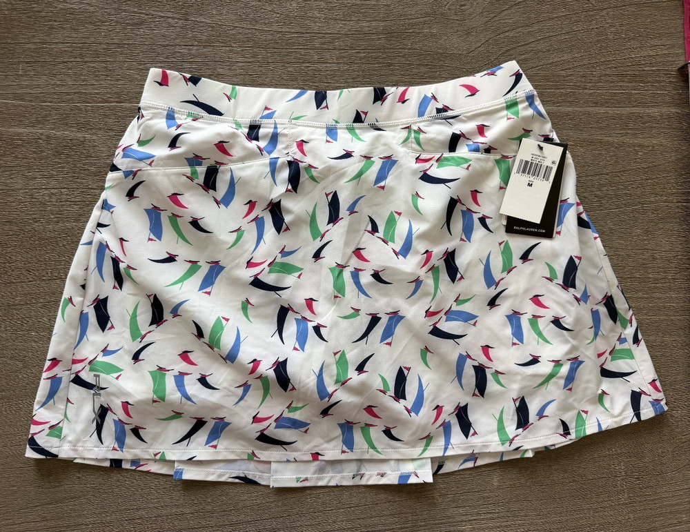 Women's Ralph Lauren Rlx Blue Golf Skort Skirt / Nwt / Medium