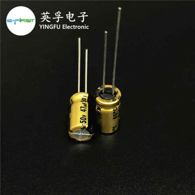 10/50/200pcs 47uF 50V 6.3x11mm Nichicon FW 50V47uF High End HiFi Audio Capacitor