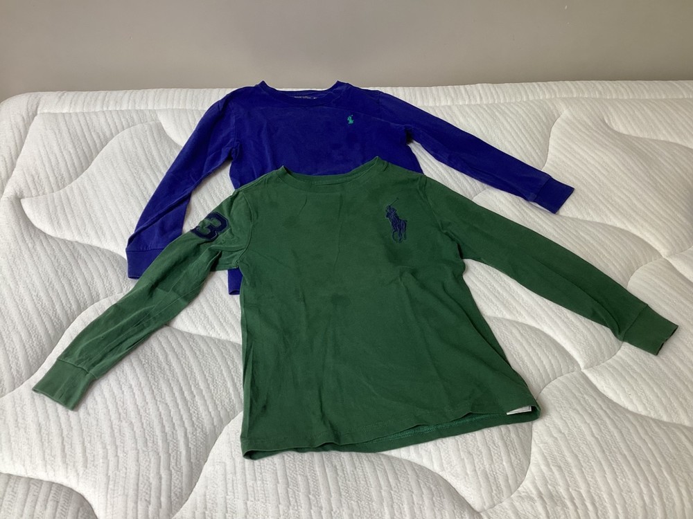 boys polo ralph lauren crew neck cotton t shirt lot size 6