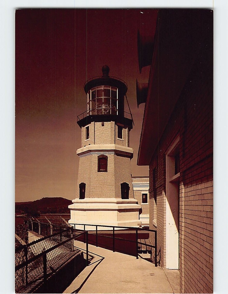 Postcard Split Rock Lighthouse Two Harbors Minnesota USA