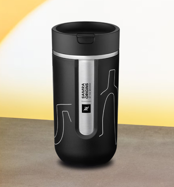 Limited Edition Nespresso Samra Origins Travel Mug Medium 13.5oz Cup
