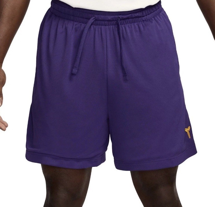 NWT Nike Kobe Dri-FIT Basketball Shorts Mesh 6” Inseam Purple Men's S New