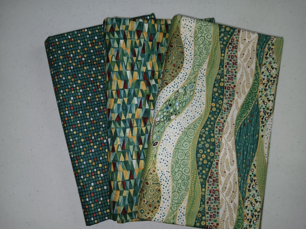 Lot 3 yard Focus Light Dark name brand cotton spring on trend Fabric Cafe look