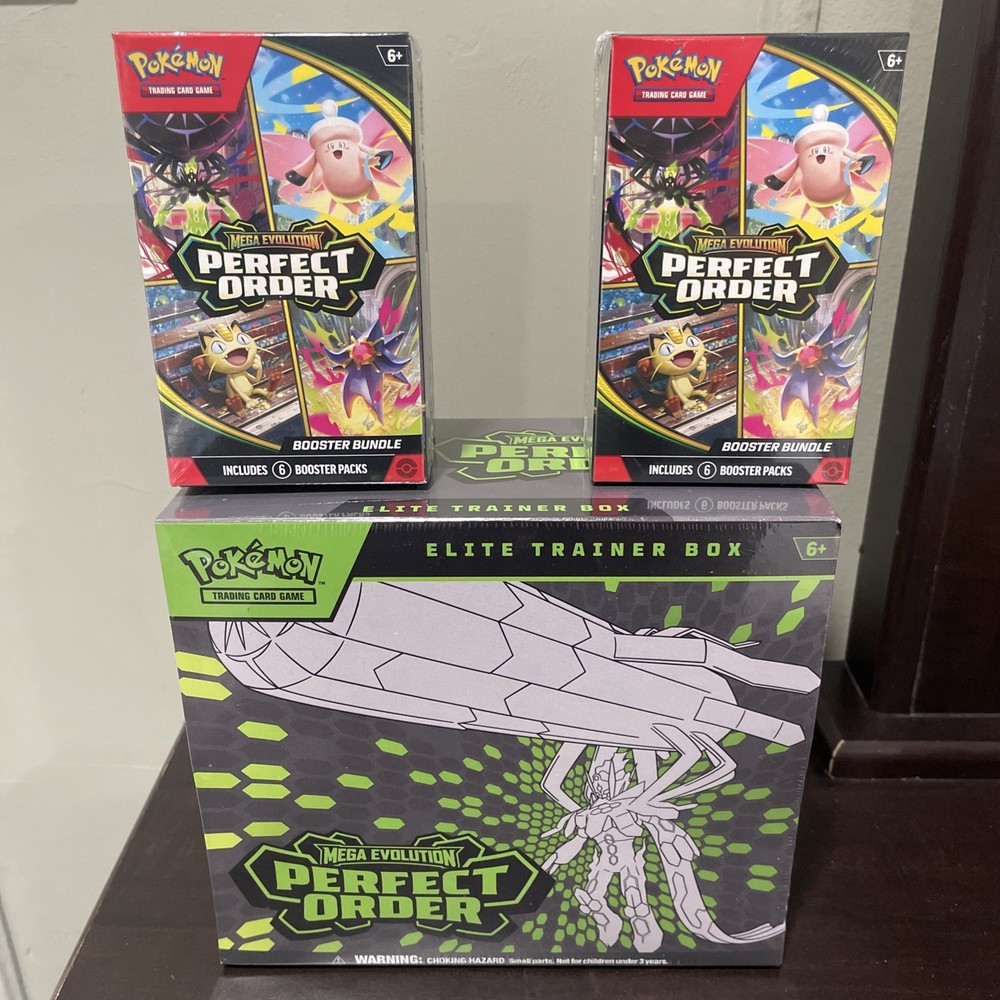 Perfect Order ETB + 2x Booster Bundles New Factory Sealed