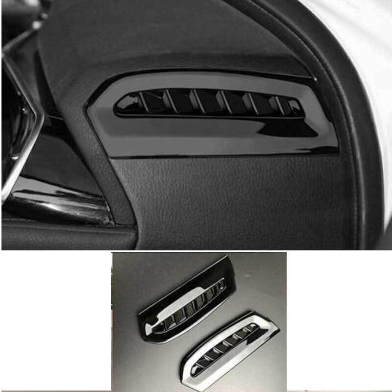 For Toyota Camry 2018-2023 Console AC L&R Glossy Black 2PCS Air Outlet Vent Trim