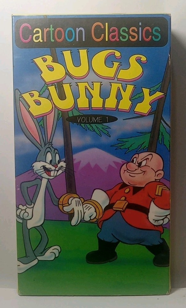 Cartoon Classics Bugs Bunny VHS Tape