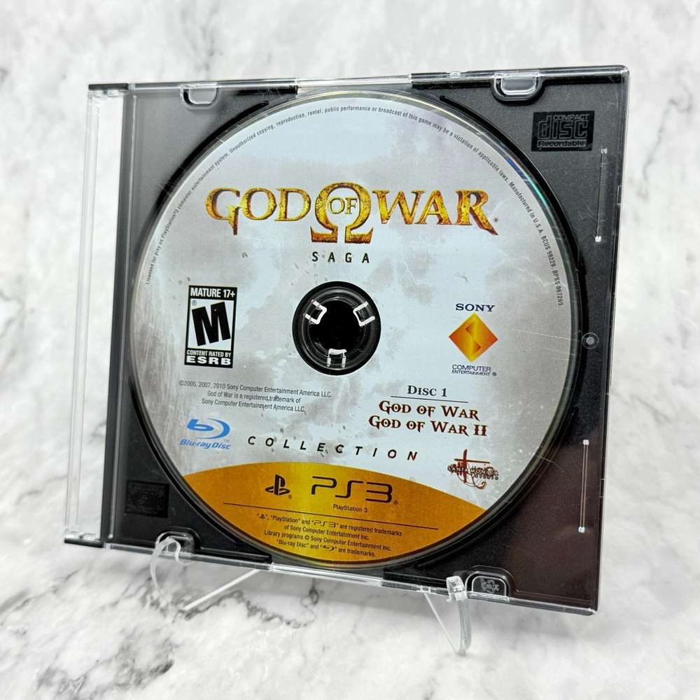 God of War Saga God of War I & II (PlayStation 3, 2012) Tested Disc 1 Only PS3