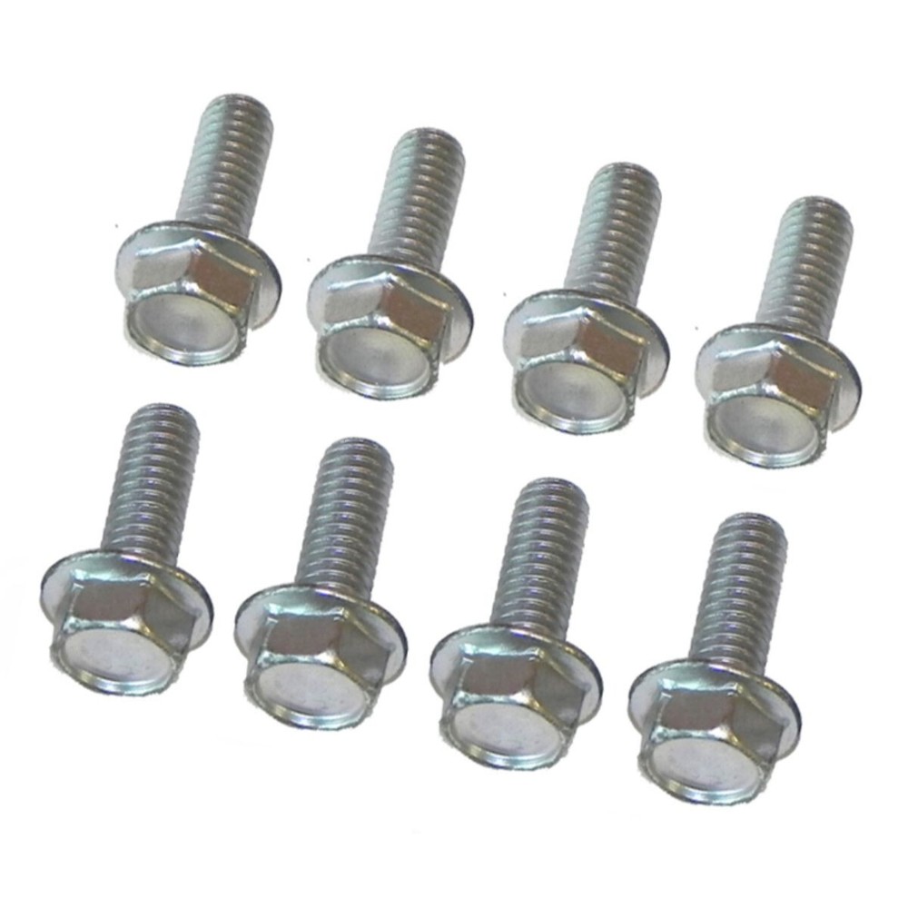 1964-78 Pontiac GTO Firebird Engine Chrome Valve Cover Bolts 3/4 Space Long 8pc