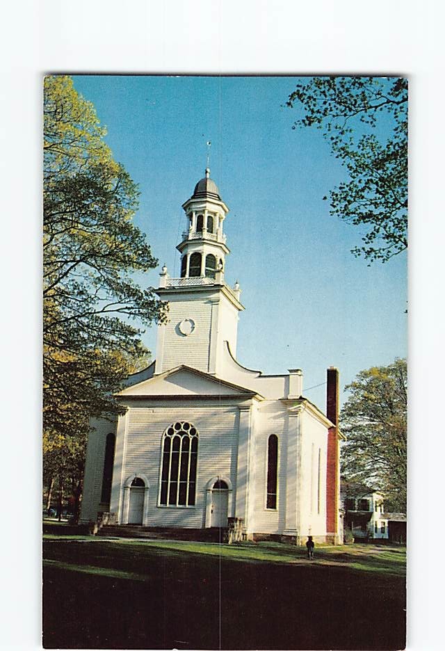 Postcard Congregational Church Moravia New York USA