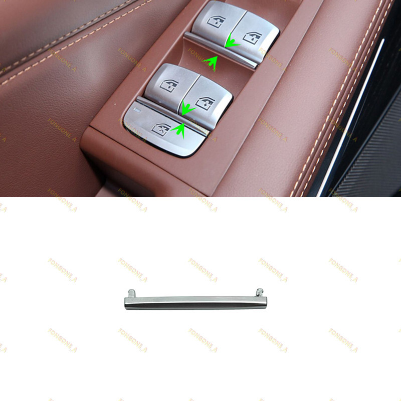 ABS Chrome Window Switch Trim for BMW X5 X6 X7 & 3/5/7 S-Series