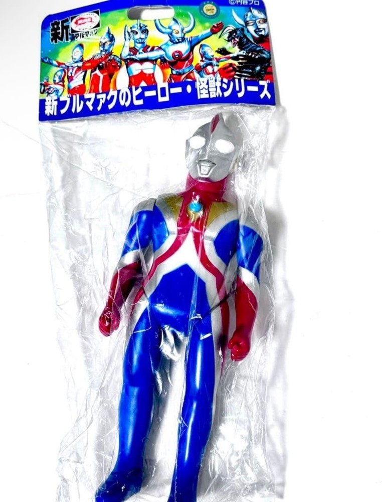 Bullmark Ultraman Cosmos Eclipse Mode Soft Vinyl Figure Silver From Japan