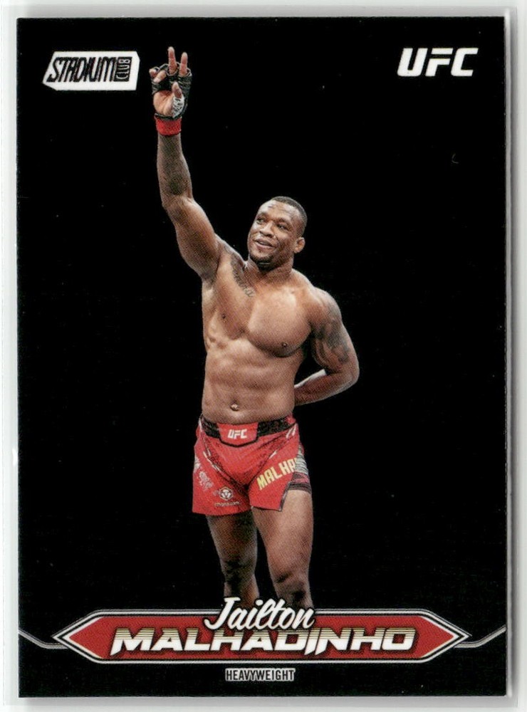 2025 Stadium Club UFC #29 Jailton Malhadinho Black Foil