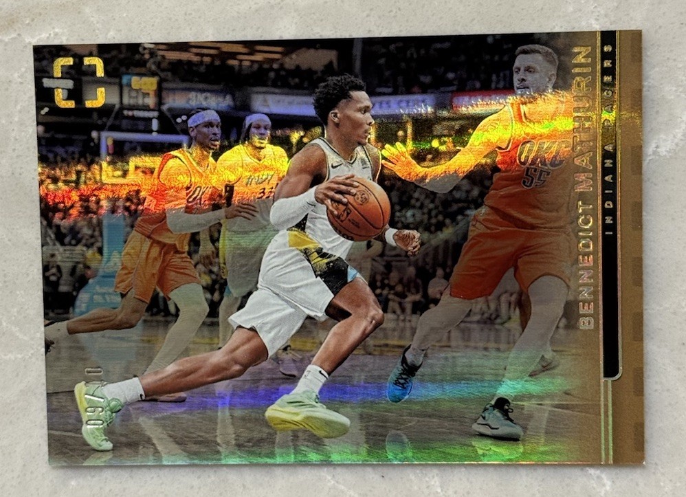 2024-25 Panini Photogenic - Bennedict Mathurin #123 Gold /10