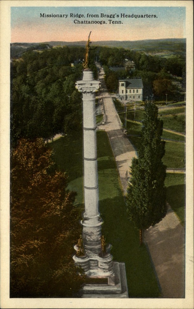Missionary Ridge Chattanooga Tennessee vintage Civil War postcard f904