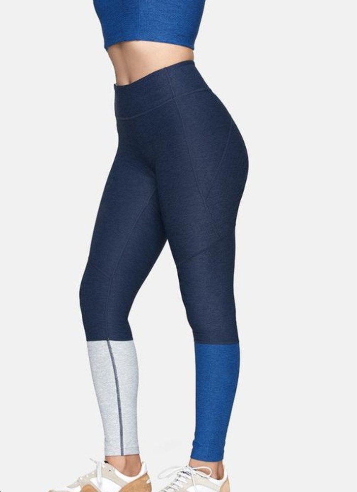 Outdoor Voices Blue Dipped Warm Up Leggings Women’s Medium Athletic Gym Workout
